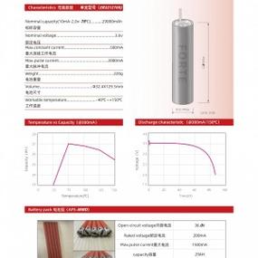 高温电池 MWD 150°C 销售 耐高温工况的可靠电源解决方案